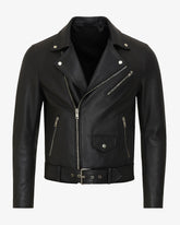 Taranto – Premium Black Leather Motorcycle Jacket